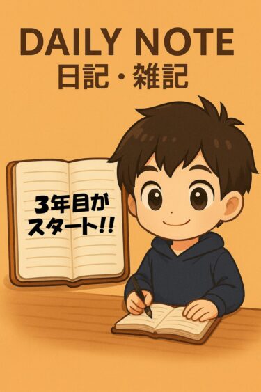 ３年目がスタート！！