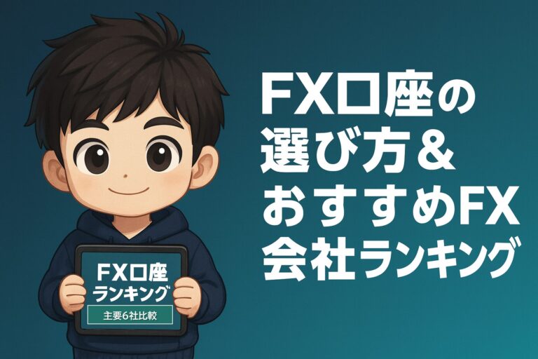 FX口座の選び方＆おすすめFX会社ランキング