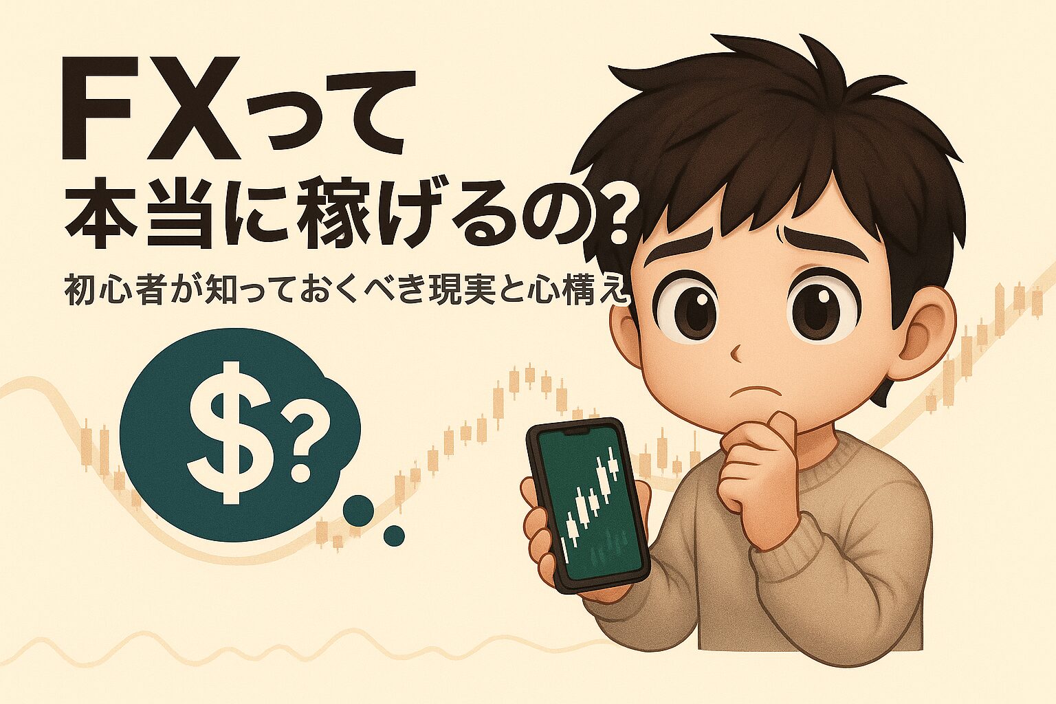 ＦＸは本当に稼げるのかを解説する記事のヘッダー画像